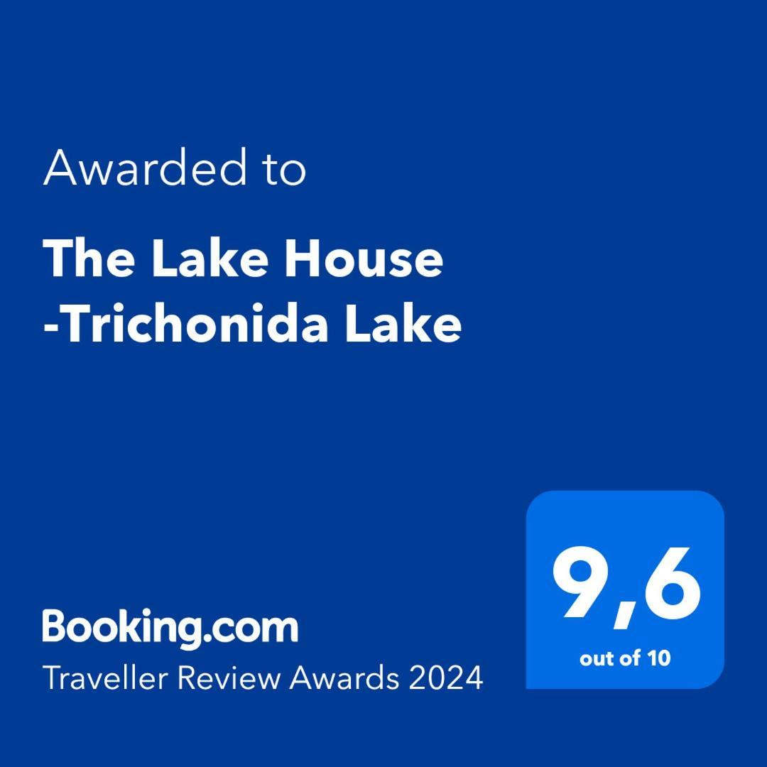 The Lake House" -Trichonida Lake Marathias  Exterior foto